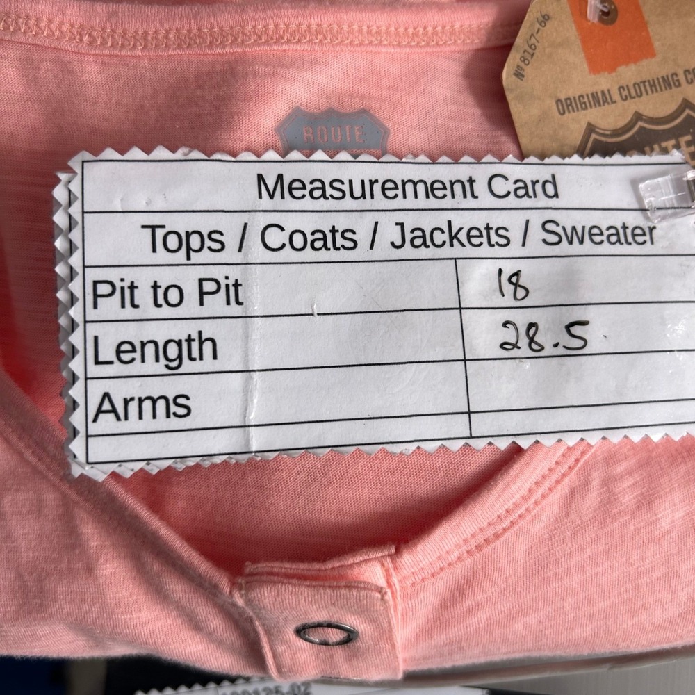 Route 66 Y2K Henley Top Pink Large‎ - Picture 8 of 13